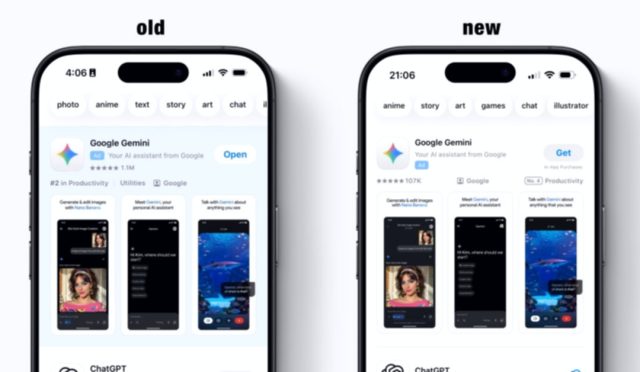Apple, App Store Arama Reklamlarında Yeni Tasarım Üzerinde Çalışıyor