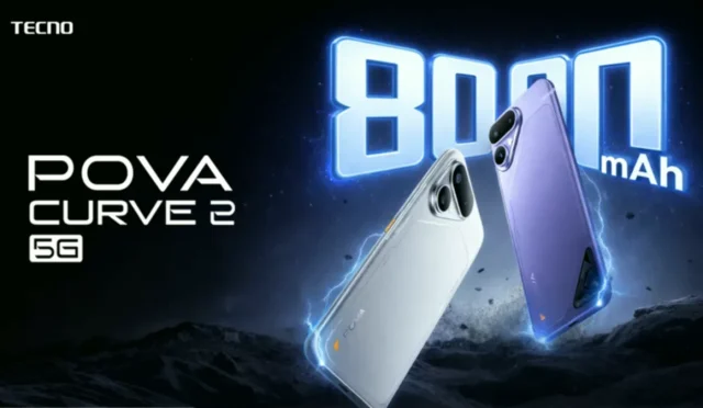 TECNO POVA Curve 2 5G Geliyor: 8000mAh Batarya ile Şarj Derdine Son!
