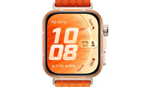 Huawei Watch Fit 5 Pro Sızdırıldı: Daha İnce Çerçeveler ve AMOLED Ekran!