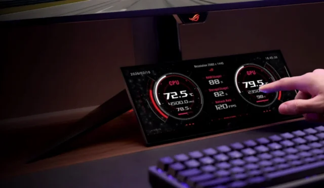 Asus ROG Strix XG129C ile Oyunun Kuralları Değişiyor: Kontrol Merkezi Masanızda!