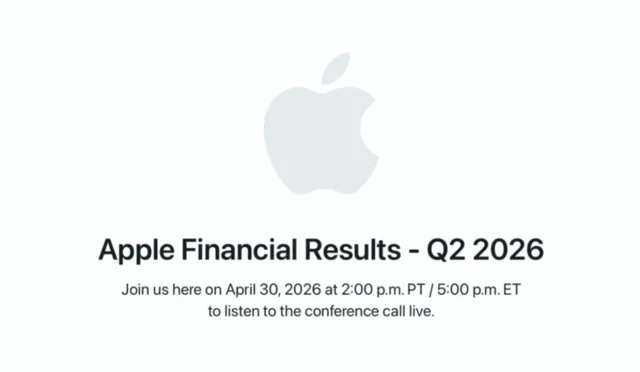 Apple Q2 2026 Kazanç Raporu: iPhone 17 Satışları ve Bileşen Krizinin Etkileri Masada!