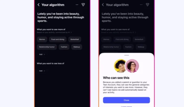 Instagram'da Ebeveyn Gözetimi Artıyor: Gençlerin İlgi Alanları Takipte!